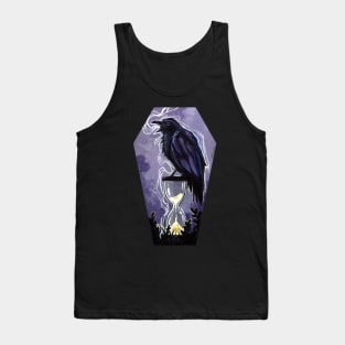 Raven and the Sands of Time Coffin Tank Top